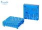 De blauwe Nylon Vierkante Voet van Varkenshaarblokken voor GT3250 96386003 101*101*26mm