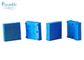 De blauwe Nylon Vierkante Voet van Varkenshaarblokken voor GT3250 96386003 101*101*26mm