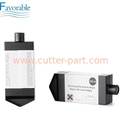 703730 Zwarte inktcartridge 200 ml Voor Lectra Textielmachine Plotter