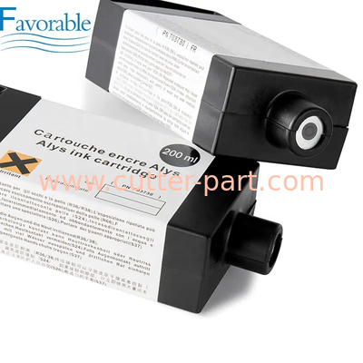 703730 Zwarte inktcartridge 200 ml Voor Lectra Textielmachine Plotter
